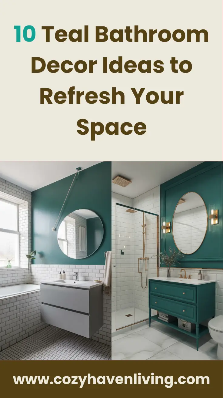 10 Teal Bathroom Decor Ideas