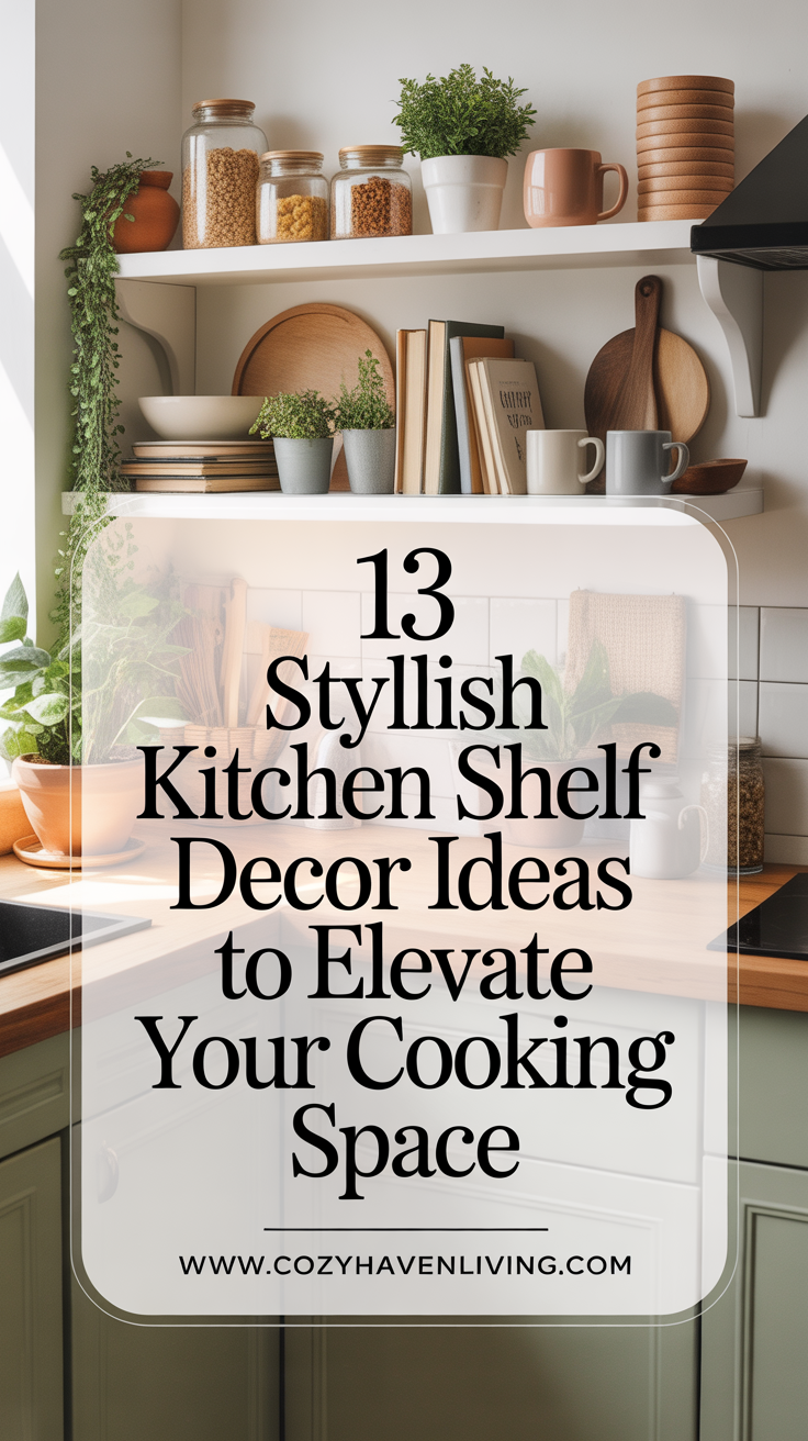 13 Stylish Kitchen Shelf Decor Ideas to Elevate Your Cooking Space