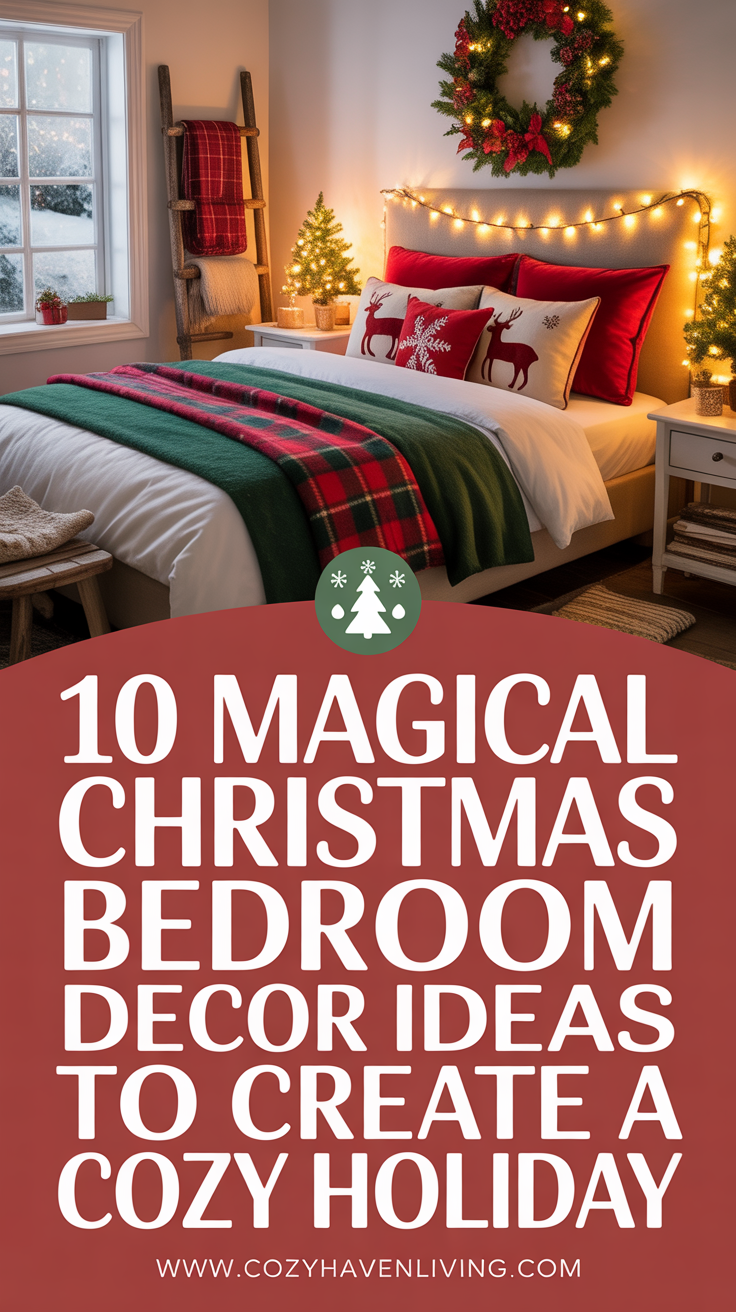 10 Magical Christmas Bedroom Decor Ideas to Create a Cozy Holiday