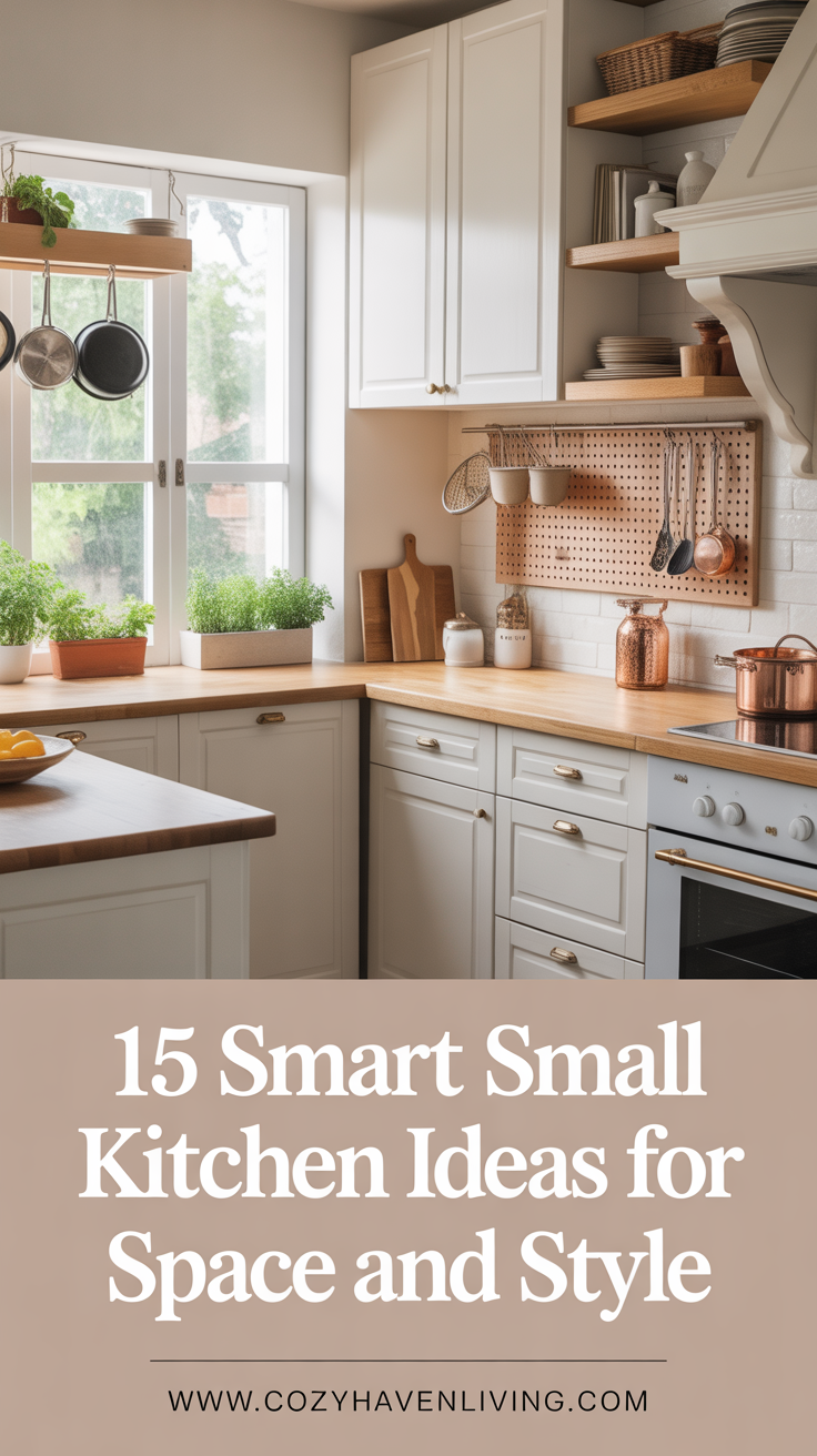 15 Smart Small Kitchen Ideas for More Space and Style