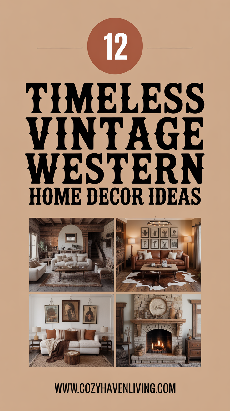 11 Timeless Vintage Western Home Decor Ideas
