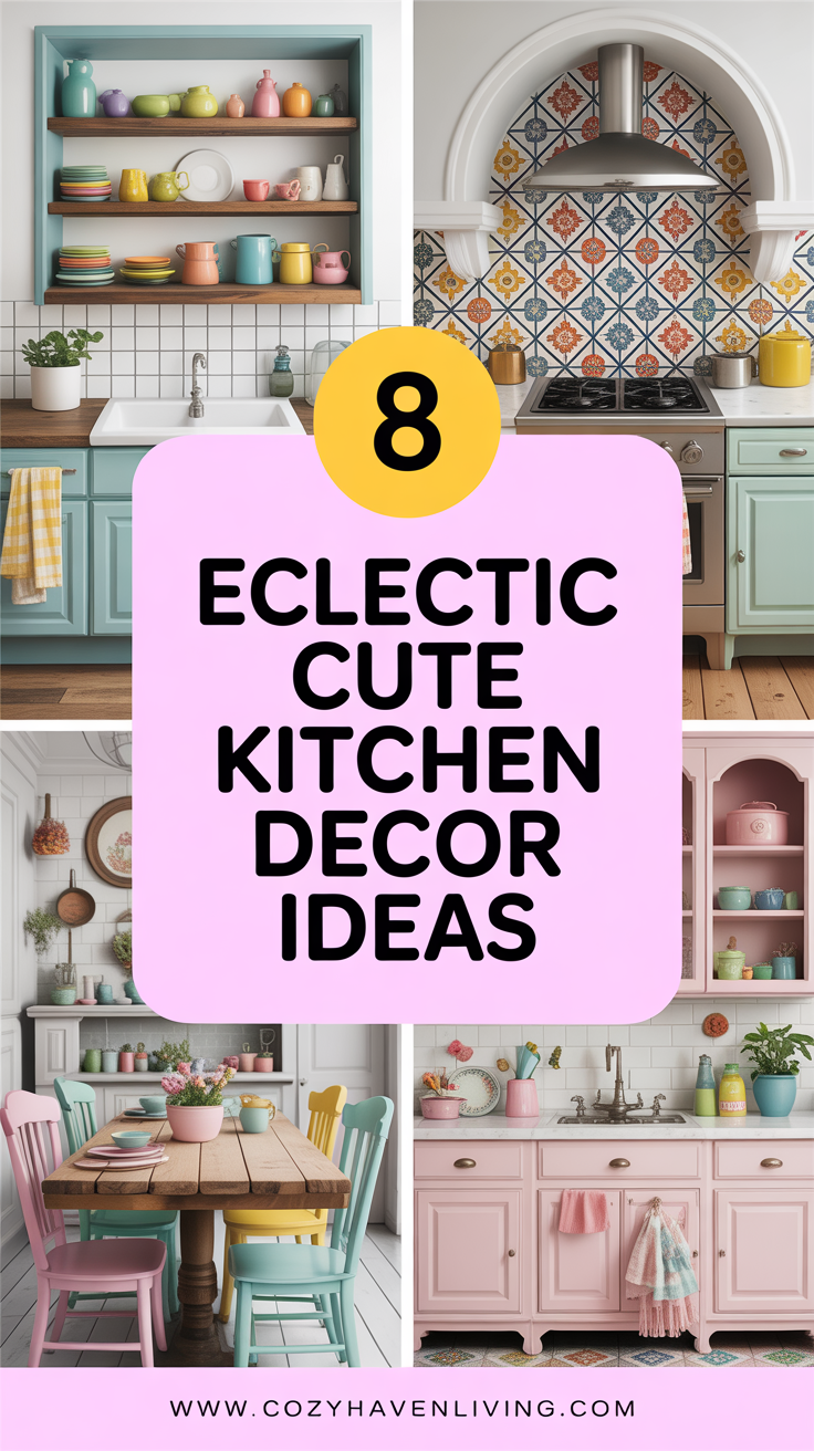 8 Eclectic Cute Kitchen Decor Ideas