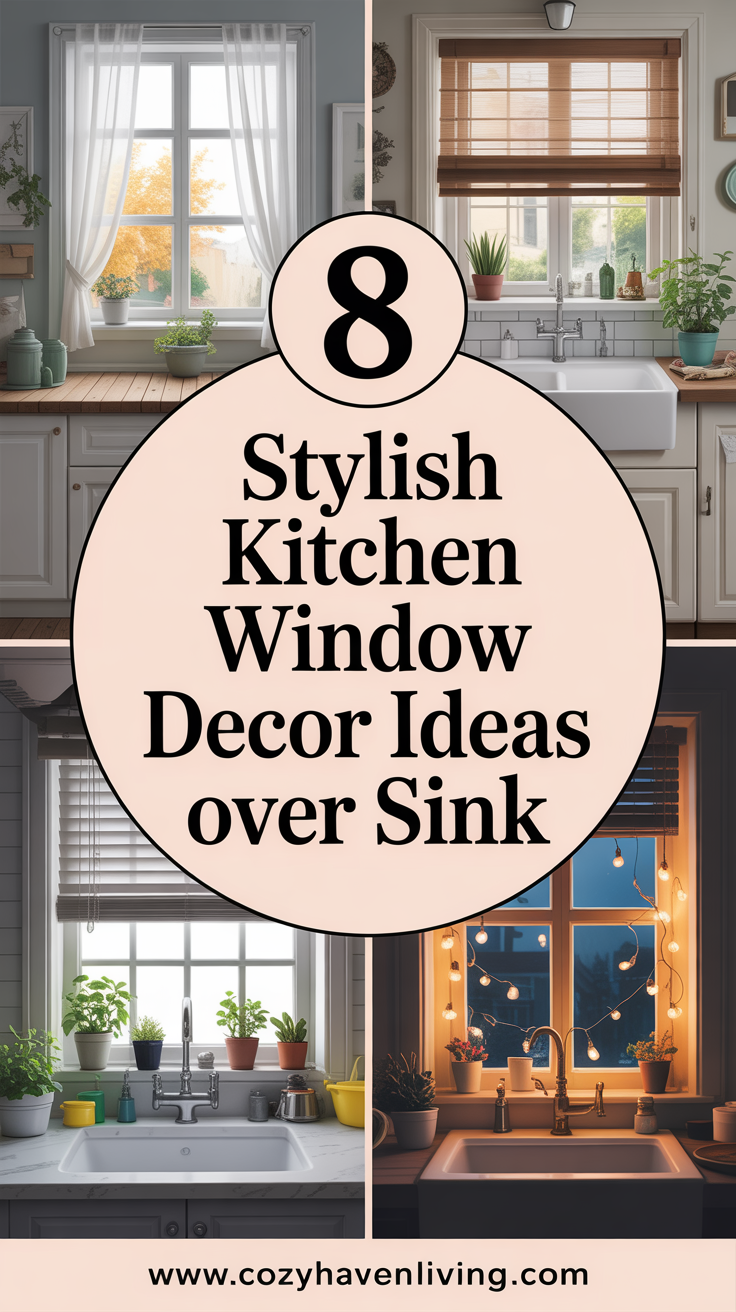 8 Stylish Kitchen Window Decor Ideas Over Sink for a Fresh Look