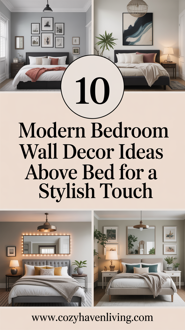 10 Modern Bedroom Wall Decor Ideas Above Bed for a Stylish Touch