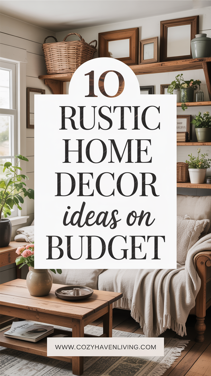 10 Rustic Home Decor Ideas on a Budget