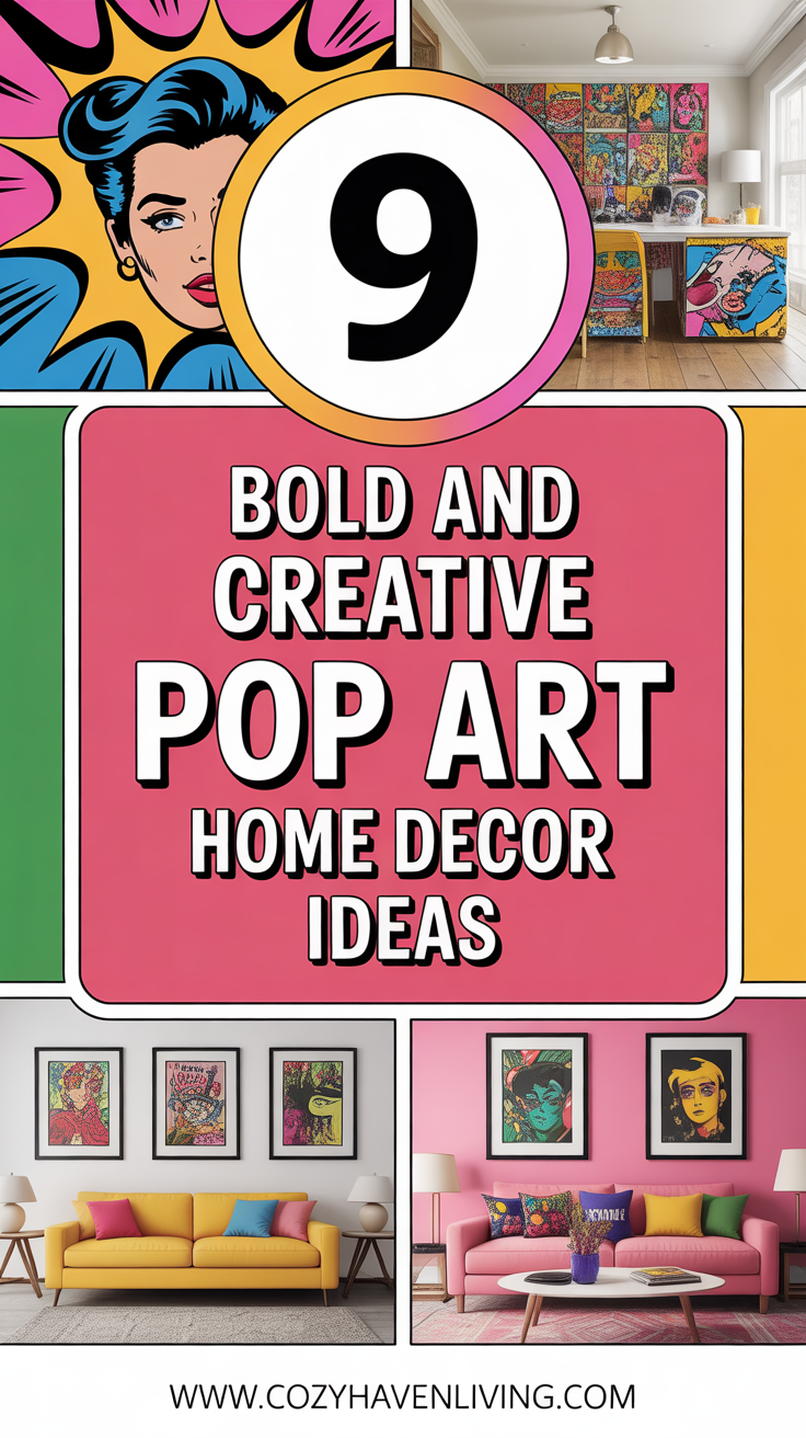9 Bold and Creative Pop Art Home Decor Ideas