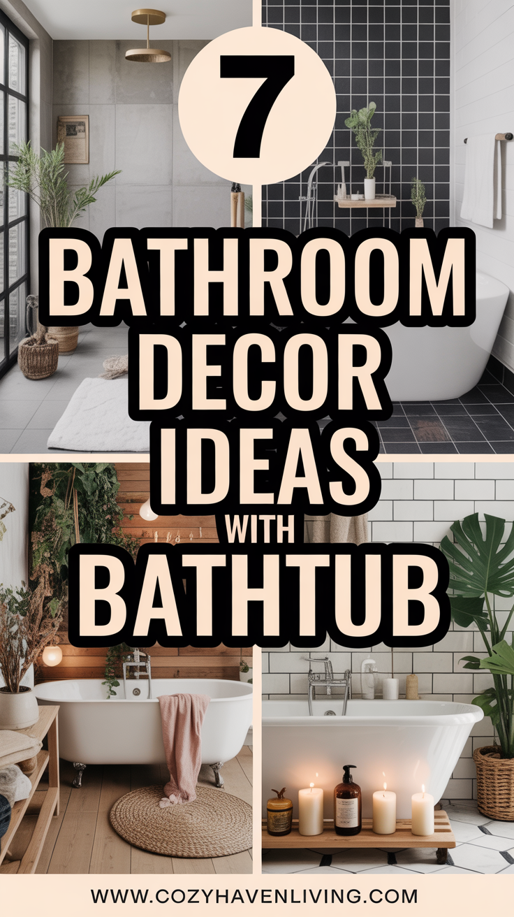 7 Bathroom Decor Ideas with Bathtub to Elevate Your Space