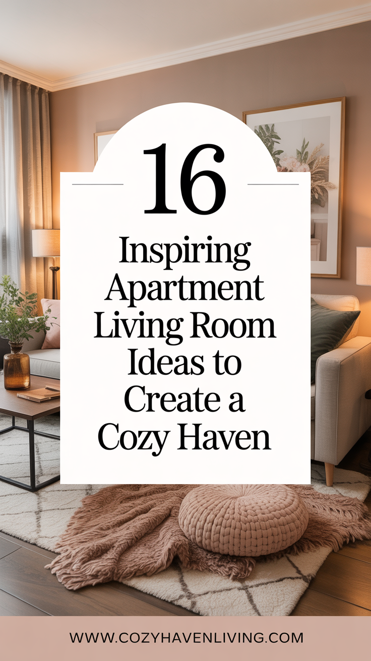 16 Inspiring Apartment Living Room Decor Ideas to Create a Cozy Haven