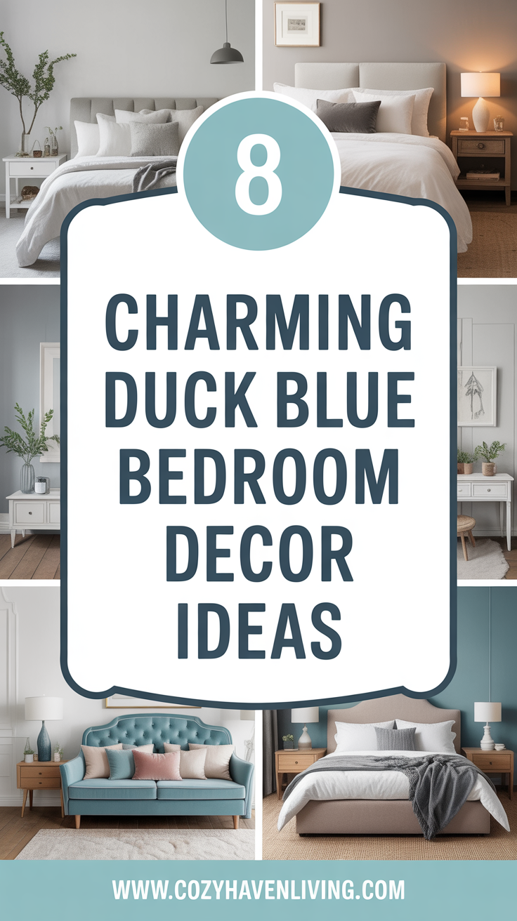 8 Charming Duck Egg Blue Bedroom Decor Ideas