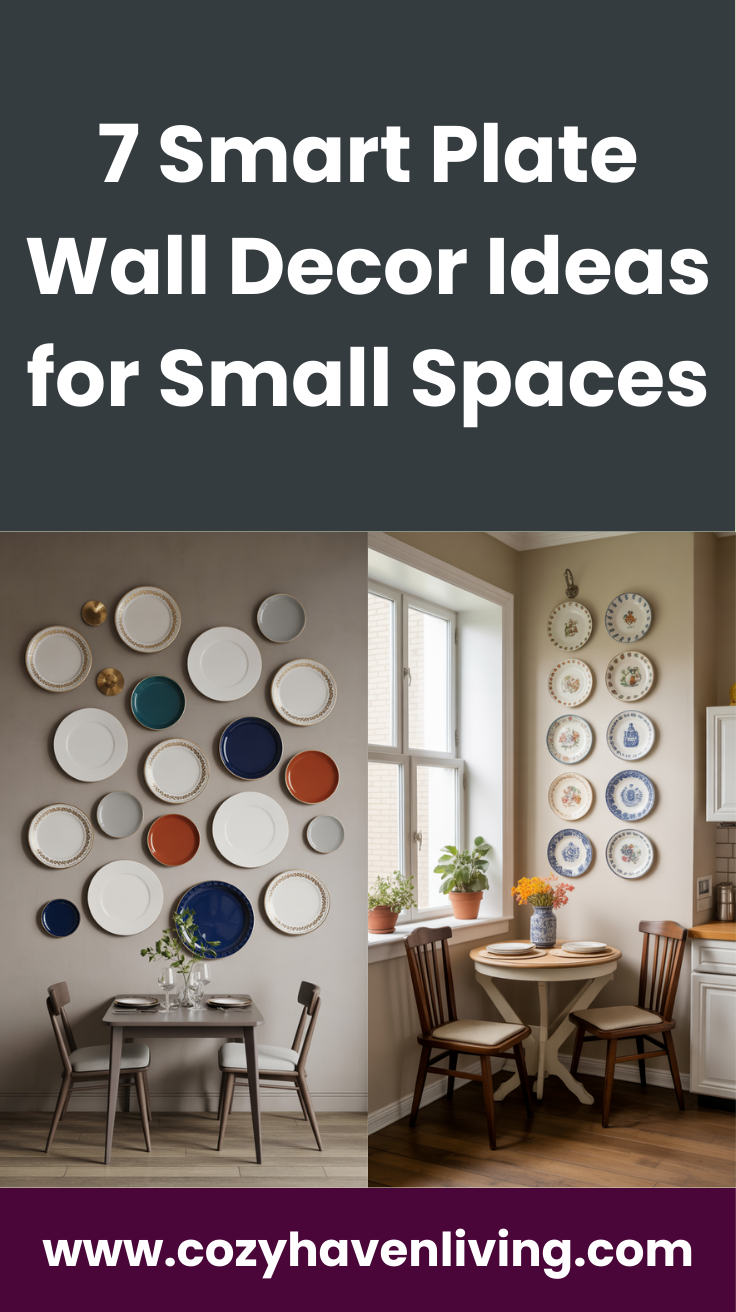 7 Smart Plate Wall Decor Ideas for Small Spaces